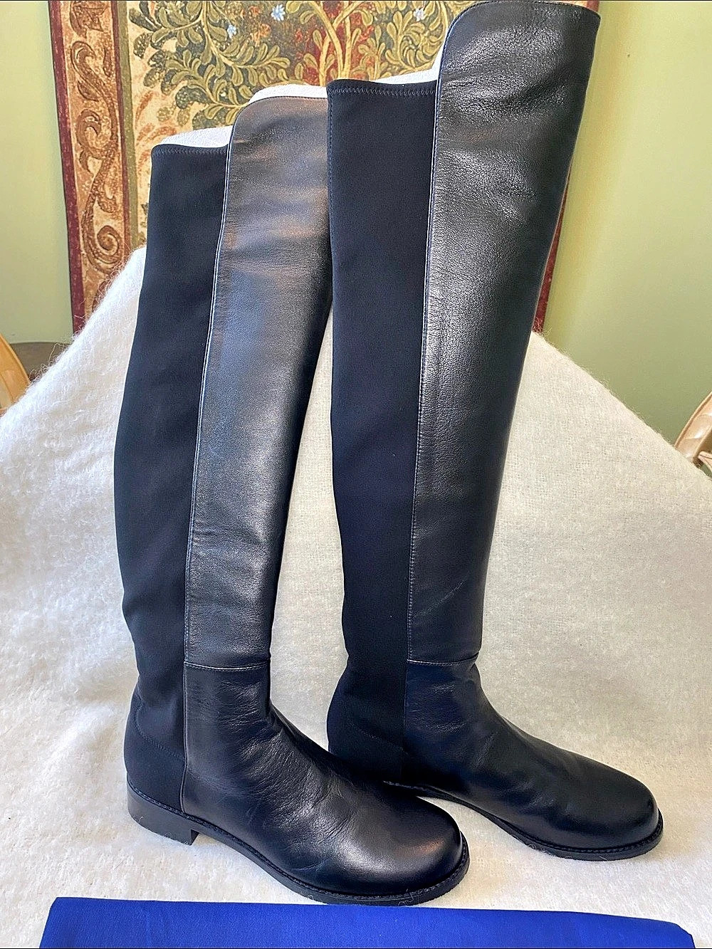 Stuart Weitzman Boot Over the Knee Boots Black US Size 9 1/2